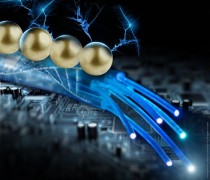 Scientists at Helmholtz-Zentrum Dresden-Rossendorf conducted electricity through DNA-based nanowires by placing gold-plated nanoparticles on them.