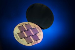 Monocrystalline 25%-silicon solar cell with POLO-contacts for both polarities on the rear side of the solar cell. ISFH