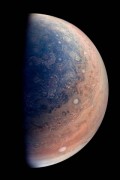 In nature, the hot, dense matter of electron gas occurs inside planets, such as here in Jupiter. Photo: NASA/JPL-Caltech/SwRI/MSSS/Gabriel Fiset